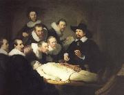 Rembrandt Peale Anatomy Lesson of Dr. Du Pu France oil painting artist